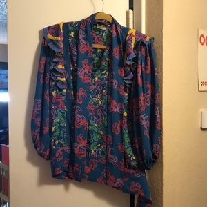 Dian Freis pattern blouse 80s vintage
